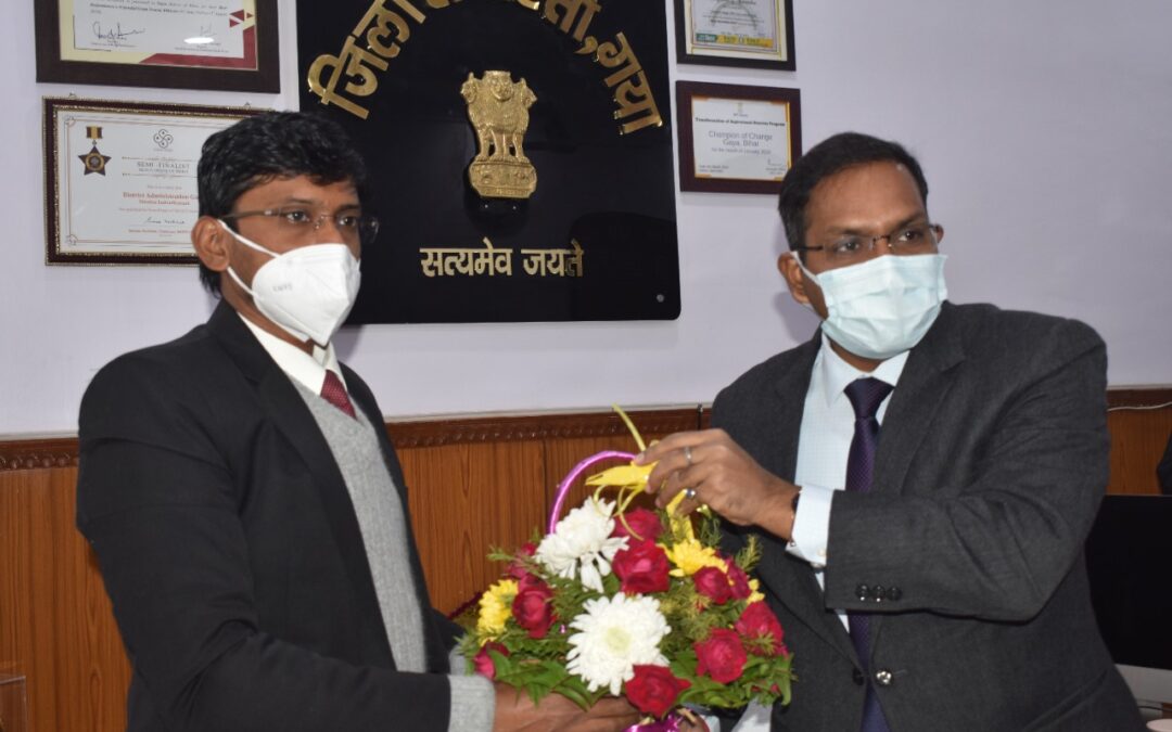 त्यागराजन गया जिले के नए जिला पदाधिकारी